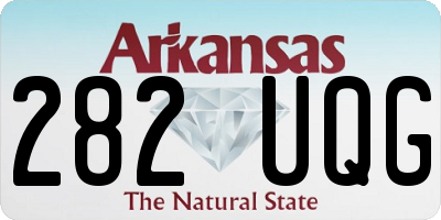 AR license plate 282UQG