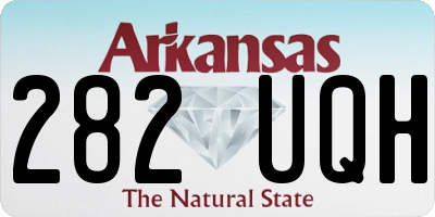 AR license plate 282UQH