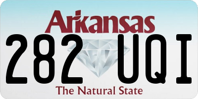 AR license plate 282UQI