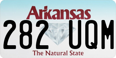 AR license plate 282UQM
