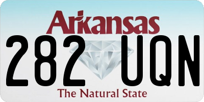 AR license plate 282UQN