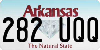 AR license plate 282UQQ
