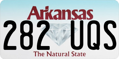 AR license plate 282UQS