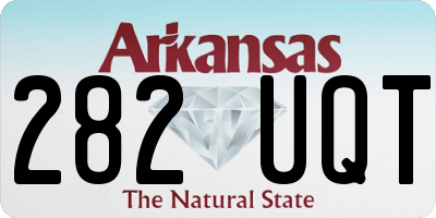AR license plate 282UQT