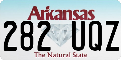 AR license plate 282UQZ
