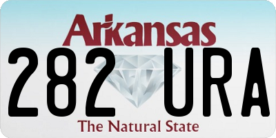 AR license plate 282URA