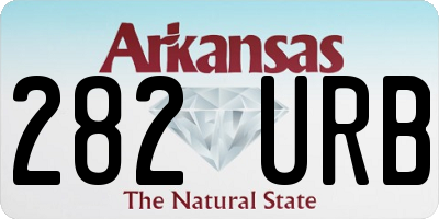 AR license plate 282URB