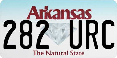 AR license plate 282URC