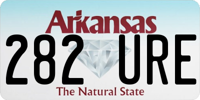 AR license plate 282URE