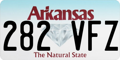 AR license plate 282VFZ