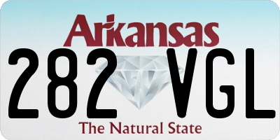 AR license plate 282VGL