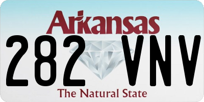 AR license plate 282VNV