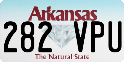 AR license plate 282VPU