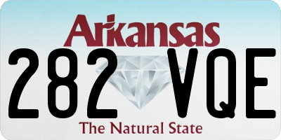 AR license plate 282VQE