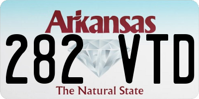 AR license plate 282VTD