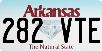 AR license plate 282VTE