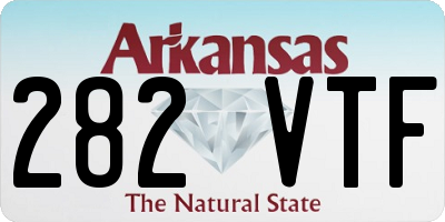 AR license plate 282VTF