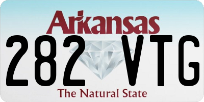 AR license plate 282VTG