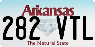 AR license plate 282VTL