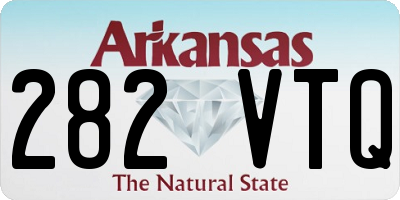 AR license plate 282VTQ