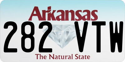 AR license plate 282VTW