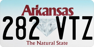 AR license plate 282VTZ