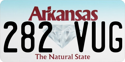 AR license plate 282VUG