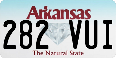 AR license plate 282VUI