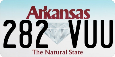 AR license plate 282VUU