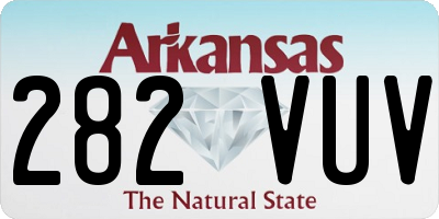 AR license plate 282VUV