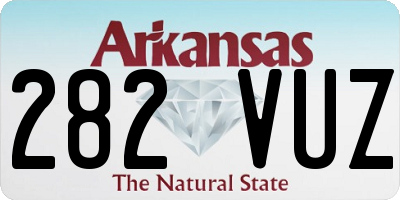 AR license plate 282VUZ