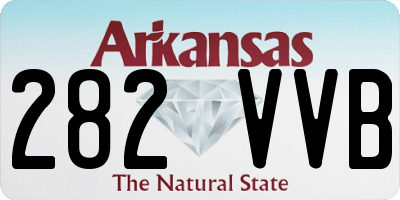 AR license plate 282VVB
