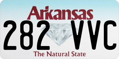 AR license plate 282VVC