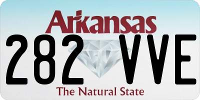 AR license plate 282VVE