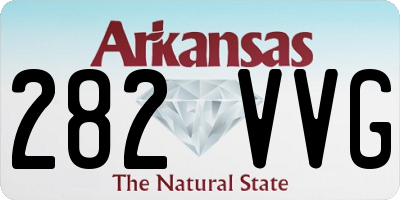 AR license plate 282VVG