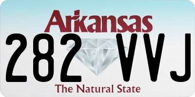 AR license plate 282VVJ