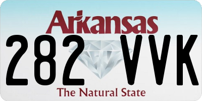AR license plate 282VVK