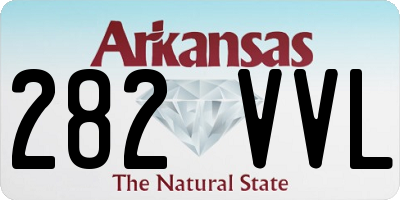 AR license plate 282VVL