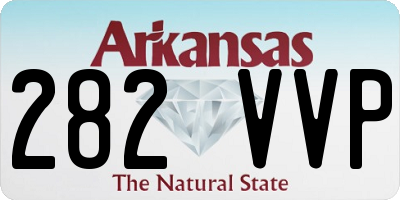 AR license plate 282VVP