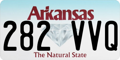 AR license plate 282VVQ