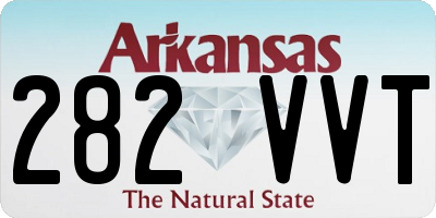AR license plate 282VVT