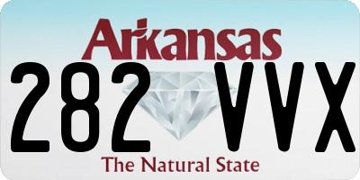 AR license plate 282VVX