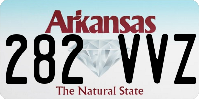AR license plate 282VVZ