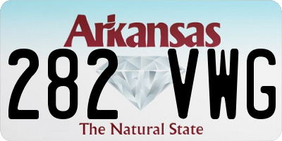 AR license plate 282VWG