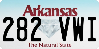 AR license plate 282VWI