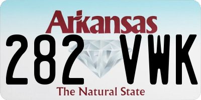 AR license plate 282VWK