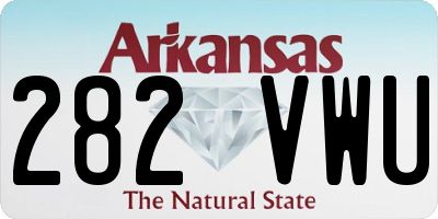 AR license plate 282VWU