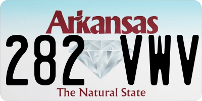 AR license plate 282VWV