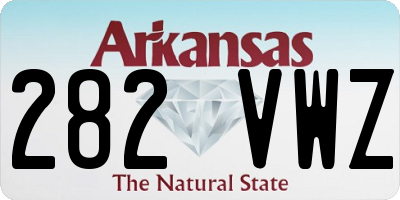 AR license plate 282VWZ