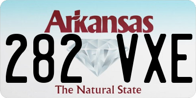 AR license plate 282VXE